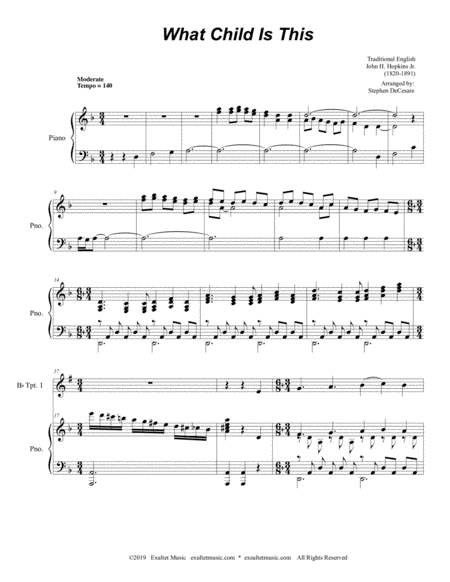 What Child Is This Duet For Bb Trumpet Page 2