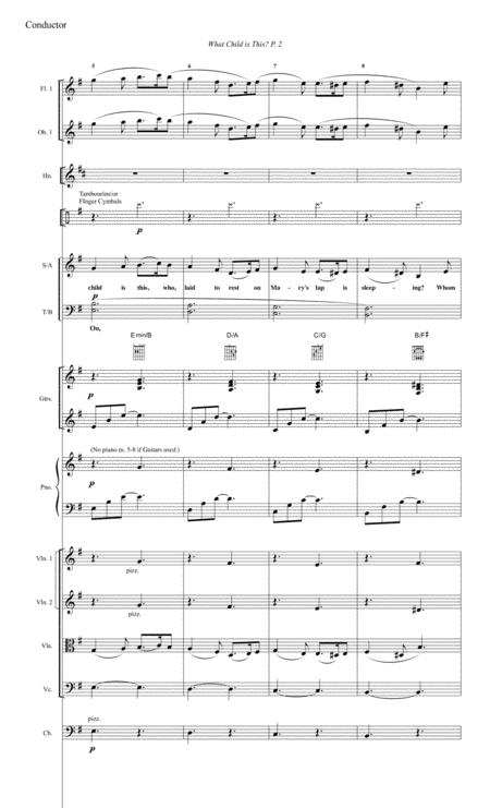 What Child Is This Full Score Pdf Page 2