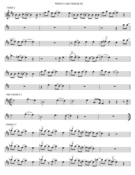 What I Am Violin Page 2