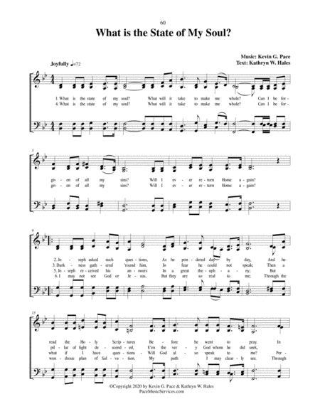 What Is The State Of My Soul A Sacred Hymn Page 2