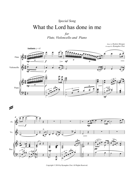 What The Lord Has Done In Me For Piano Trio Page 2