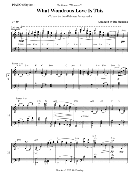 What Wondrous Love Is This Piano Page 2