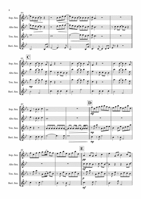 When The Stars Go Blue By Tim Mcgraw Ryan Adams Saxopone Quartet Satb Page 2