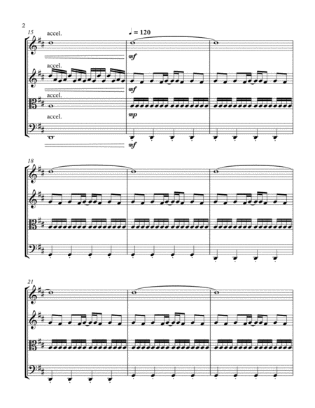 Where The Streets Have No Name String Quartet Page 2