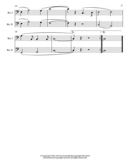 White Christmas Blanca Navidad Bassoon Duet Page 2