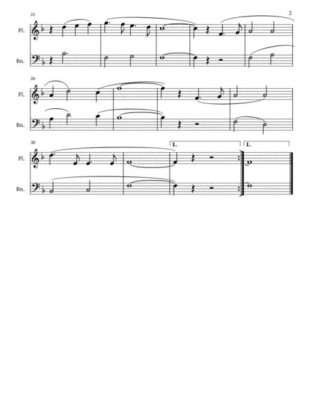 White Christmas Blanca Navidad Flute And Bassoon Duet Page 2