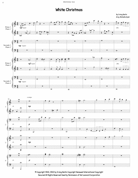 White Christmas Quartet Page 2