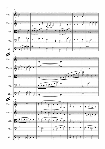 White Christmas String Ensemble Page 2