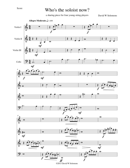 Whos The Soloist Now A Game For 3 Violins And 1 Cello Page 2