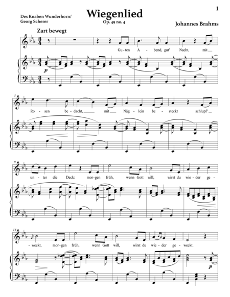 Wiegenlied Op 49 No 4 E Flat Major Page 2