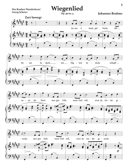 Wiegenlied Op 49 No 4 F Sharp Major Page 2