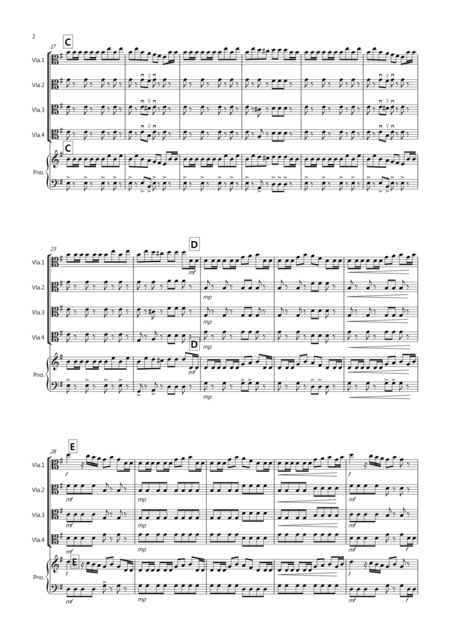 William Tell Overture For Viola Quartet Page 2