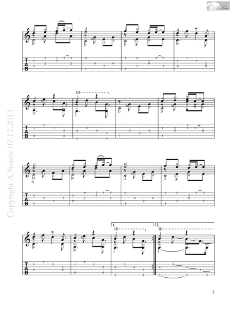 Wind Of Change Sheet Music For Guitar Page 2