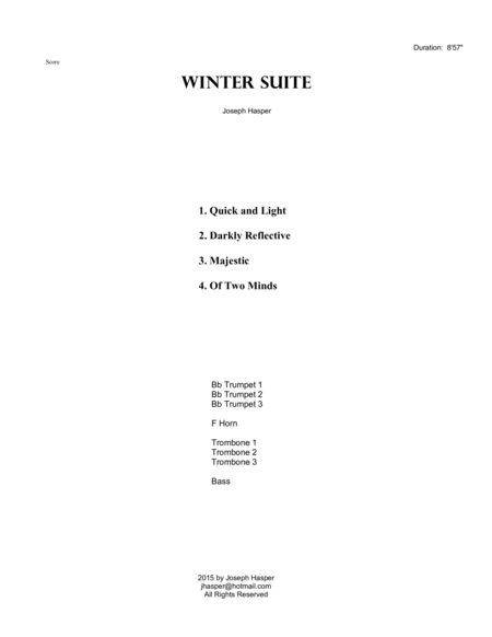 Winter Suite Brass Octet Page 2