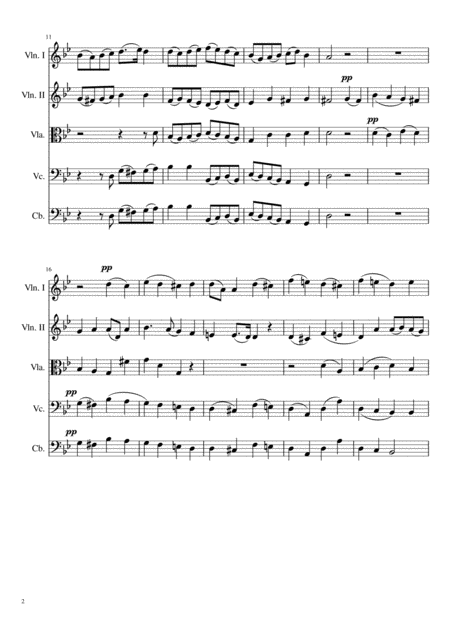 With Drooping Wings Ye Cupids Come For String Ensemble Page 2