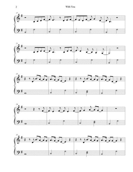 With You Elevation Worship Steven Furtick Sheet Music Easy Piano Page 2