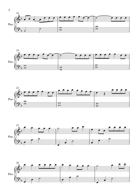 Without Me By Halsey Easy Piano Page 2