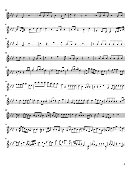 Without Me Tenor Saxophone Page 2