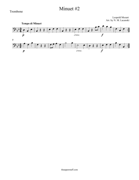 Wonderwall Easy Key Of C Trumpet Page 2