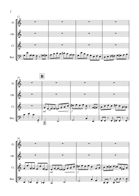 Woodwind Quartet No 1 Movement 3 Page 2