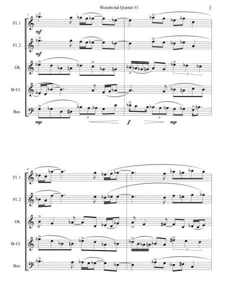 Woodwind Quintet 1 Page 2