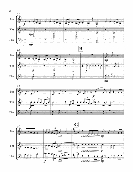 Wrecking Ball For Intermediate Brass Trio Page 2