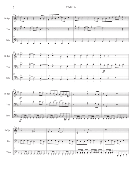 Y M C A Brass Trio Page 2