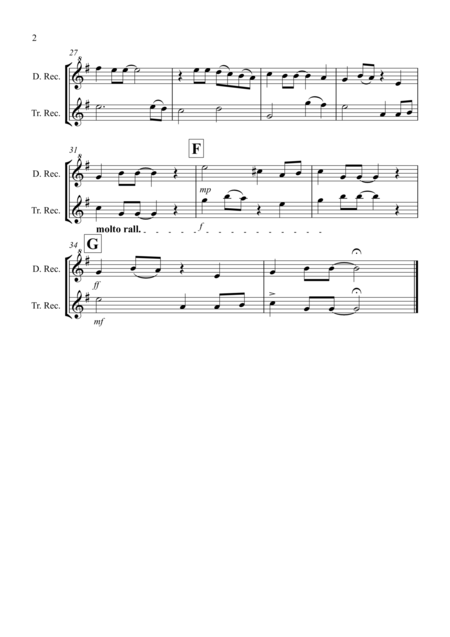 Yesterday For Descant And Treble Recorder Duet Page 2