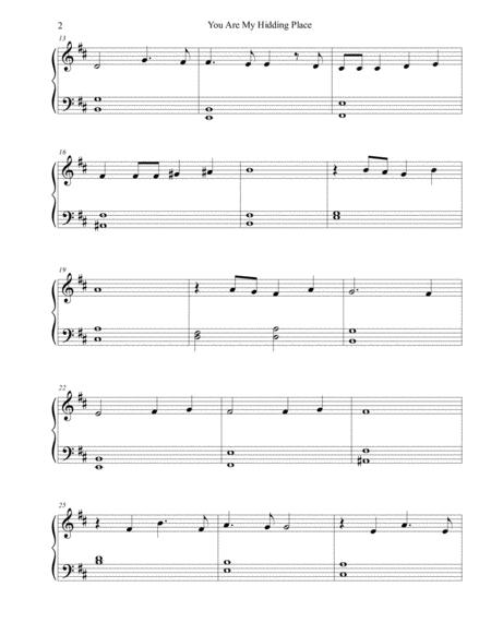 You Are My Hiding Place Selah Sheet Music Easy Page 2