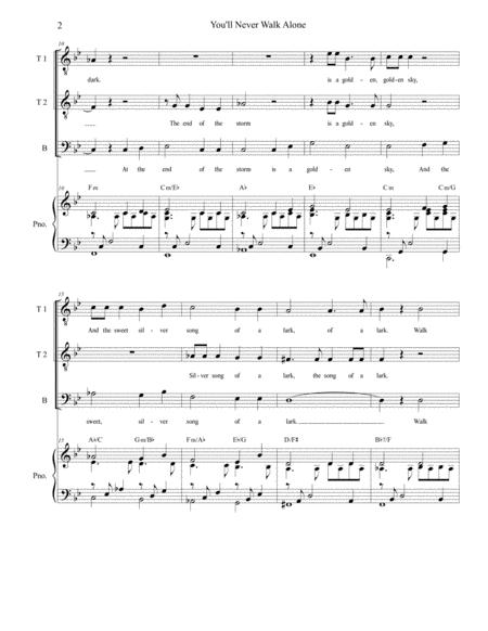 You Ll Never Walk Alone Vocal Trio Ttb Page 2