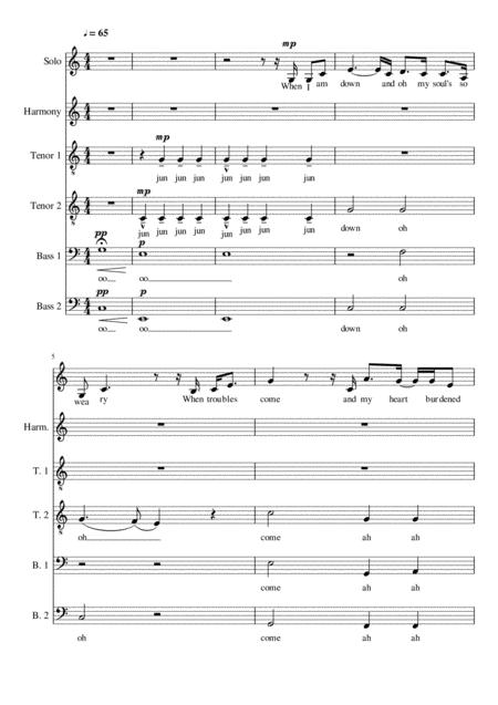 You Raise Me Up A Capella Ttbb Page 2