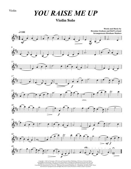 You Raise Me Up Violin Solo Two Tonalities Included Page 2