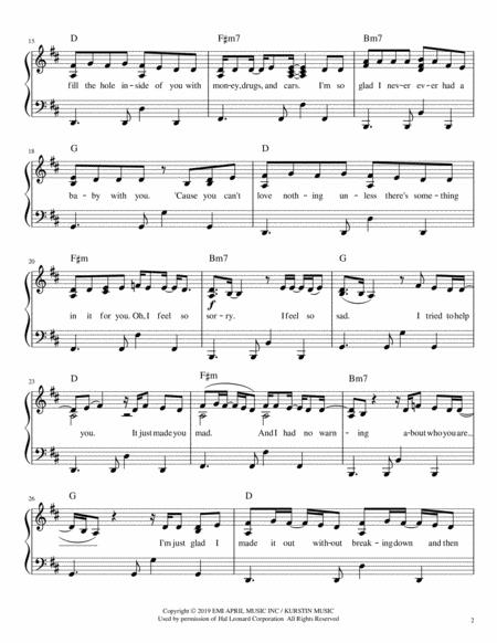 You Should Be Sad Intermediate Piano Page 2