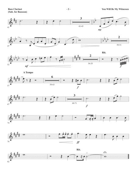 You Will Be My Witnesses Bass Clarinet Sub Bassoon Page 2