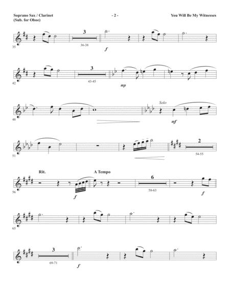 You Will Be My Witnesses Soprano Sax Clarinet Sub Oboe Page 2