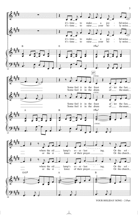 Your Holiday Song Arr Roger Emerson Page 2