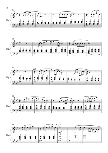 Your Song Pedal Harp Solo Page 2