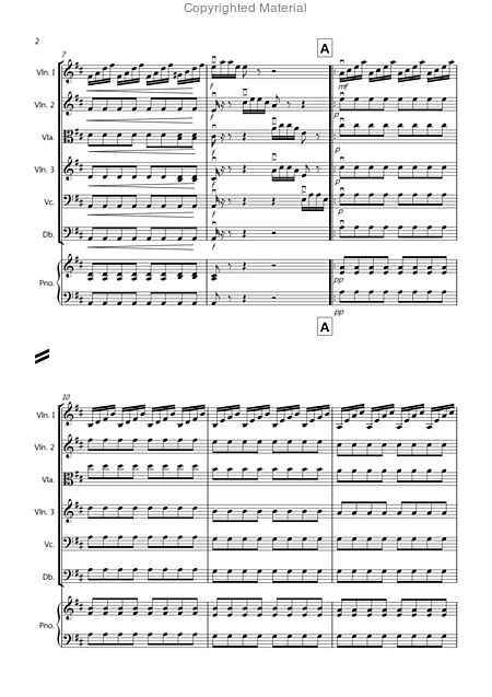 Zadok The Priest For String Orchestra Page 2