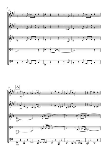 Zing Went The Strings Of My Heart Brass Quintet Page 2