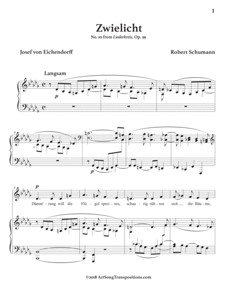 Zwielicht Op 39 No 10 B Flat Minor Page 2