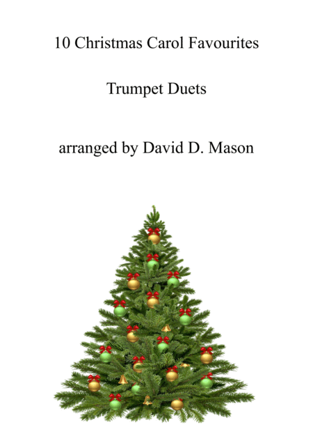 10 Christmas Carol Favourites For Trumpet Duet With Piano Accompaniment Sheet Music