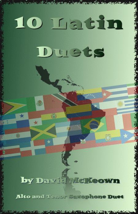 10 Latin Duets For Alto And Tenor Saxophone Sheet Music