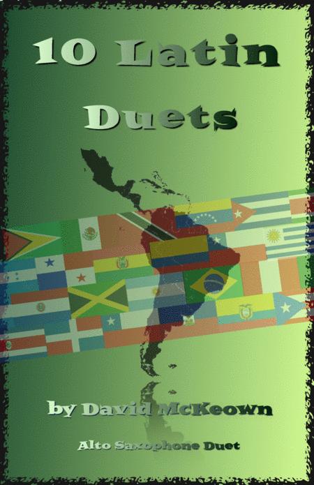 10 Latin Duets For Alto Saxophone Sheet Music