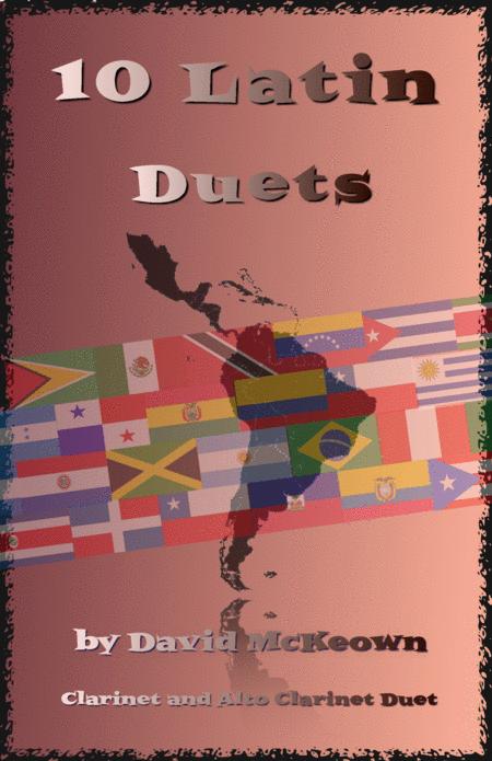 10 Latin Duets For Clarinet And Alto Clarinet Sheet Music