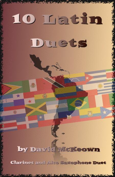 10 Latin Duets For Clarinet And Alto Saxophone Sheet Music