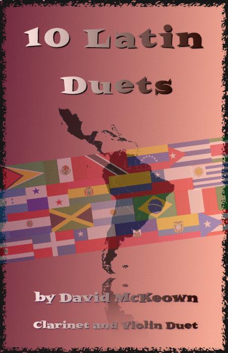 10 Latin Duets For Clarinet And Violin Sheet Music