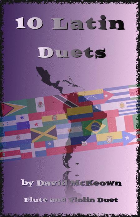 Free Sheet Music 10 Latin Duets For Flute And Violin