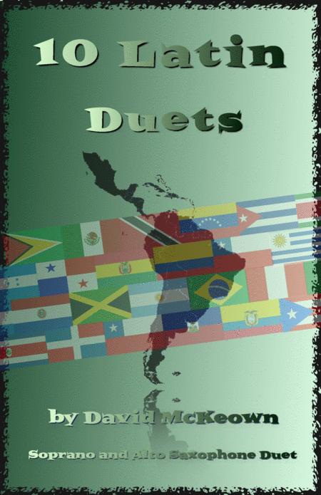 Free Sheet Music 10 Latin Duets For Soprano And Alto Saxophone