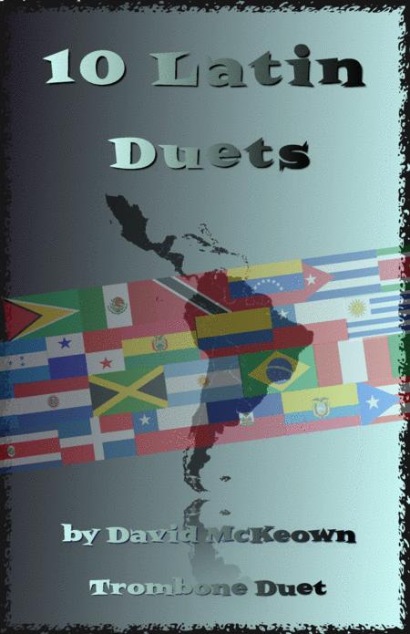 Free Sheet Music 10 Latin Duets For Trombone