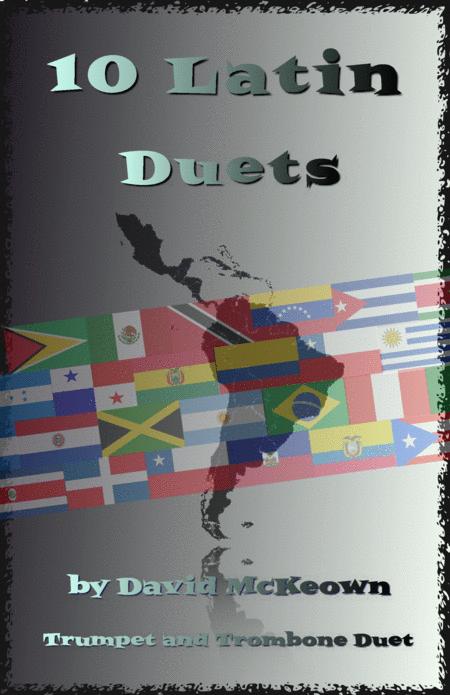 Free Sheet Music 10 Latin Duets For Trumpet And Trombone